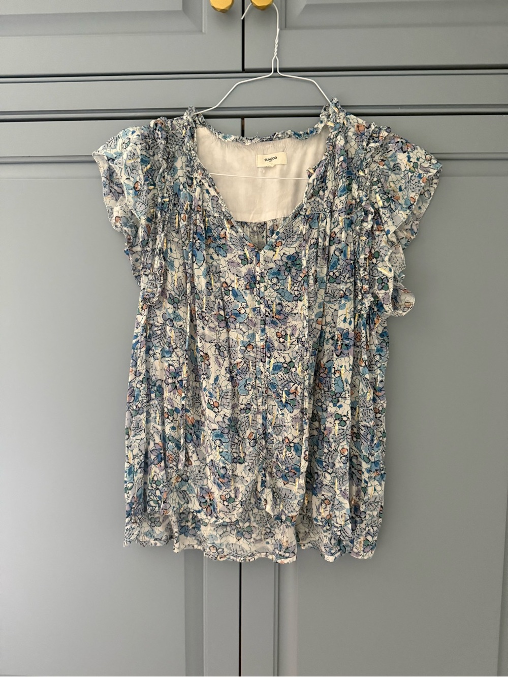 Suncoo Paris Luce Floral Blouse, t1